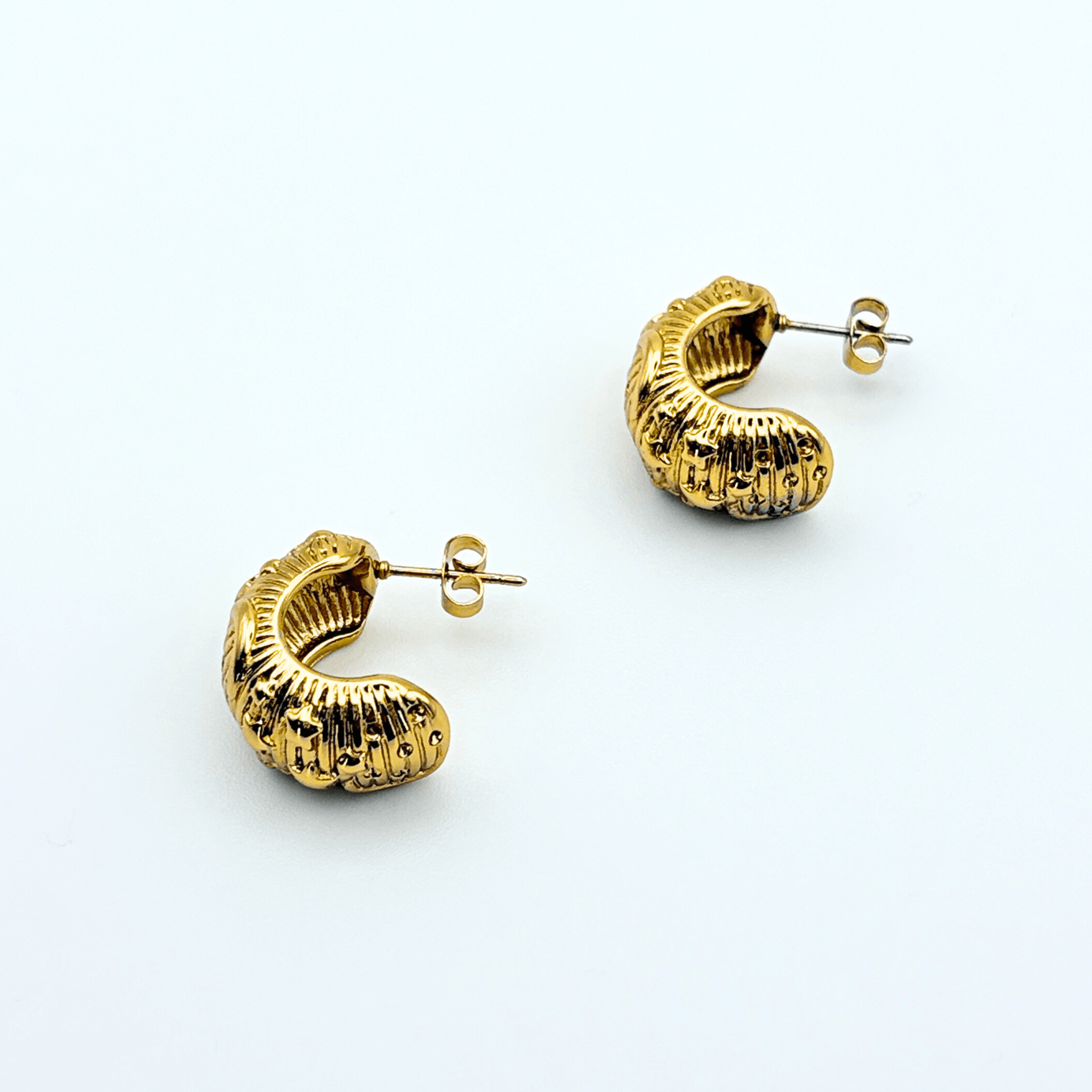 'Vintage' ster en maan oorringen - Oorbellen - BANDIT JEWEL JUNKIE