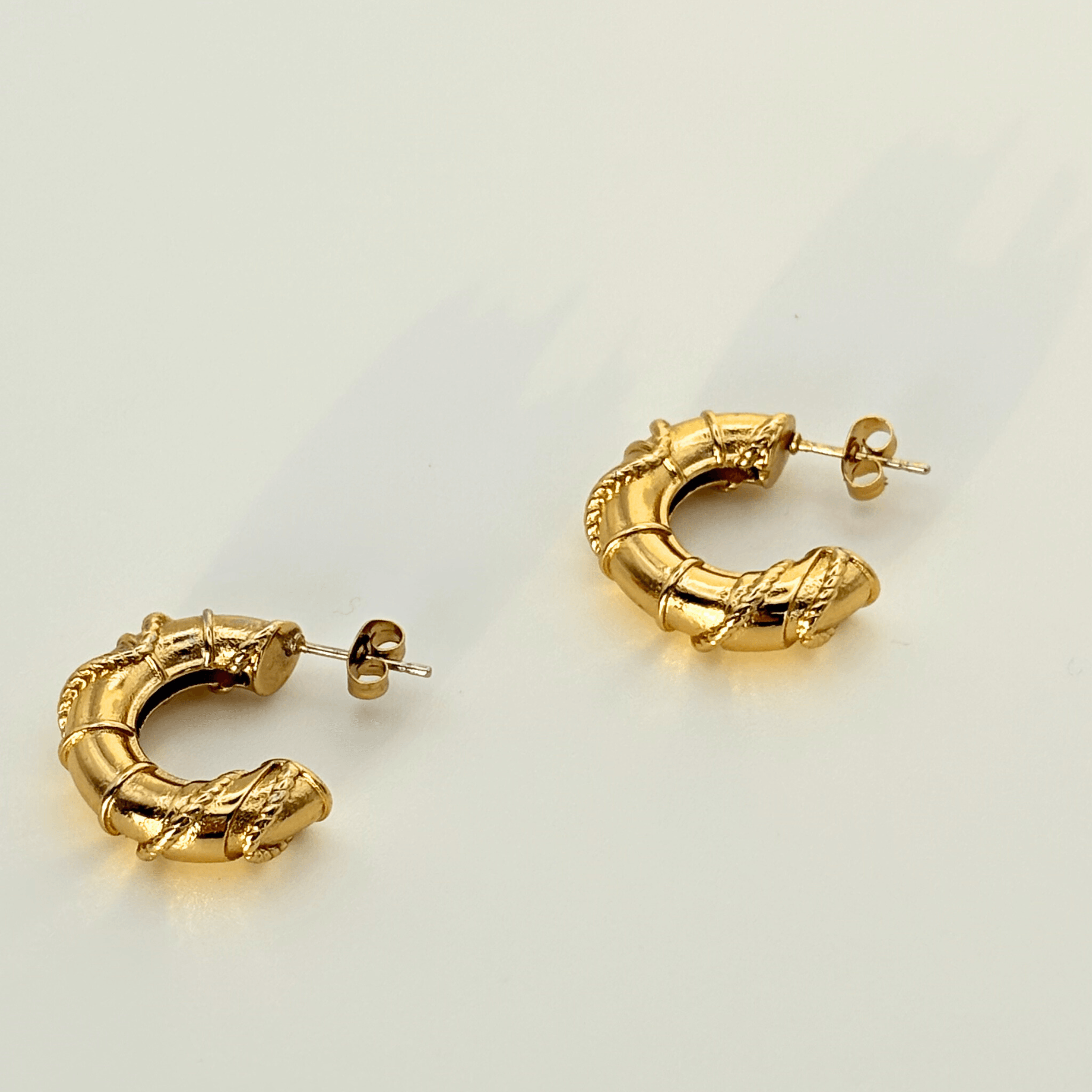 Bamboe oorringen - Oorbellen - BANDIT JEWEL JUNKIE