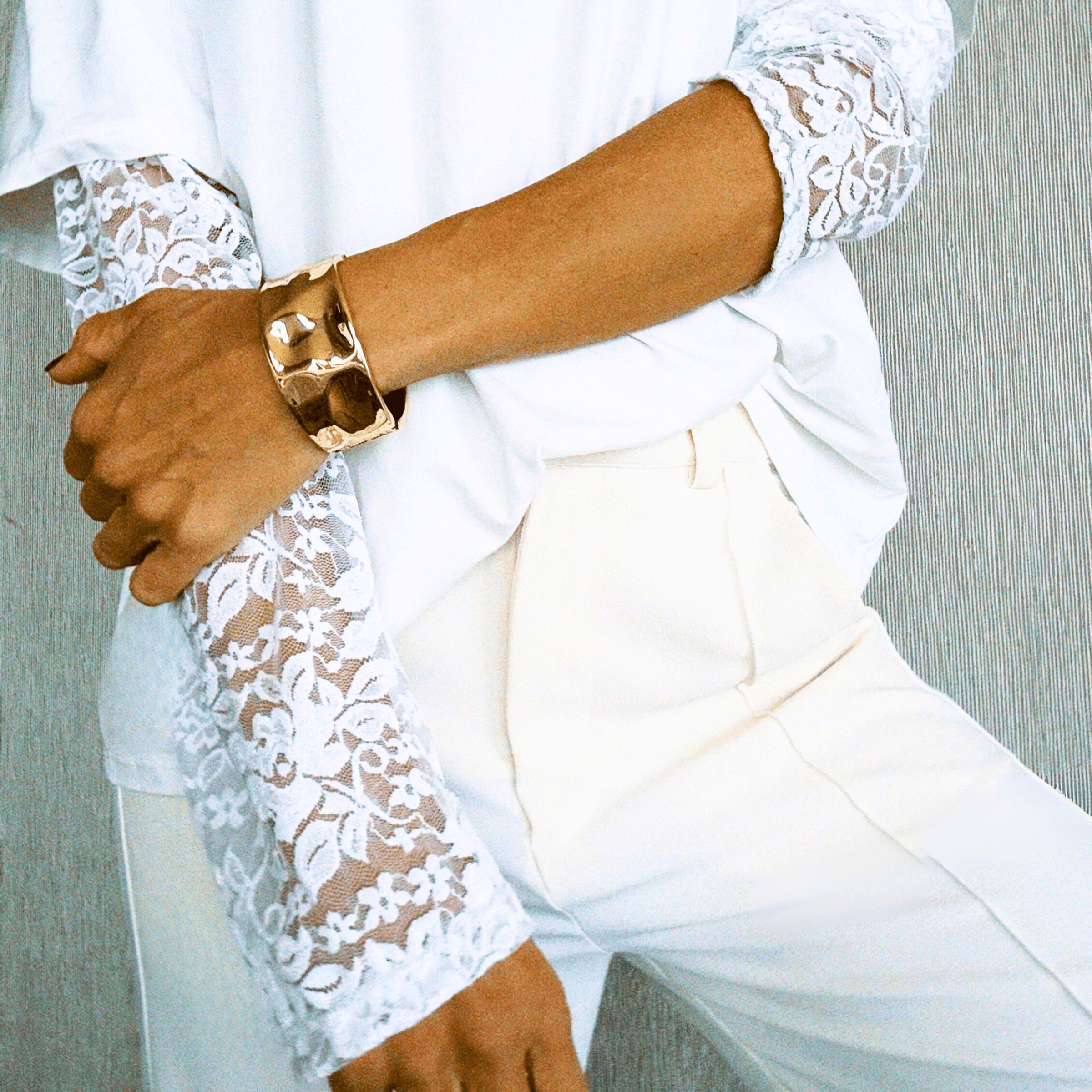 Bashed cuff armband - Armband - BANDIT JEWEL JUNKIE