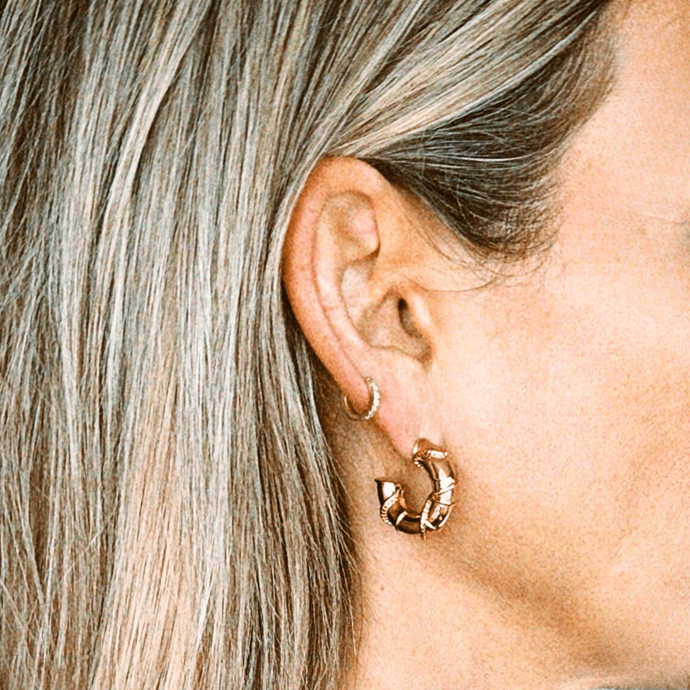 Bamboe oorringen - Oorbellen - BANDIT JEWEL JUNKIE
