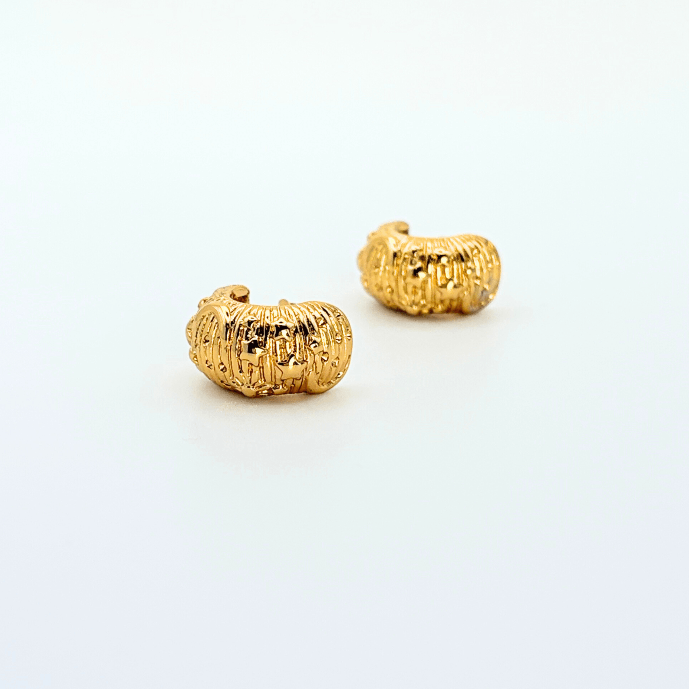 'Vintage' ster en maan oorringen - Oorbellen - BANDIT JEWEL JUNKIE