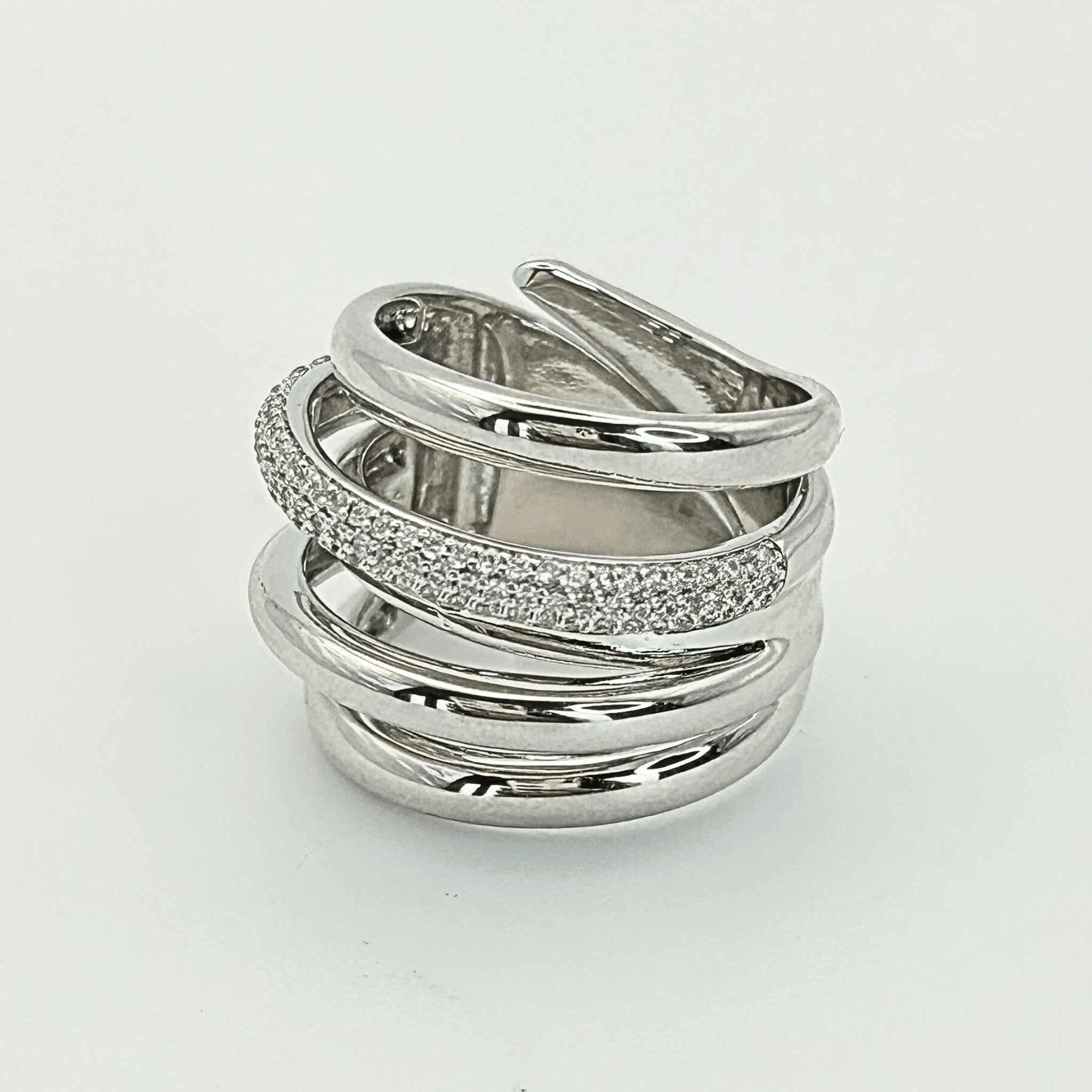 KISS RING SILVER - Ring - BANDIT JEWEL JUNKIE